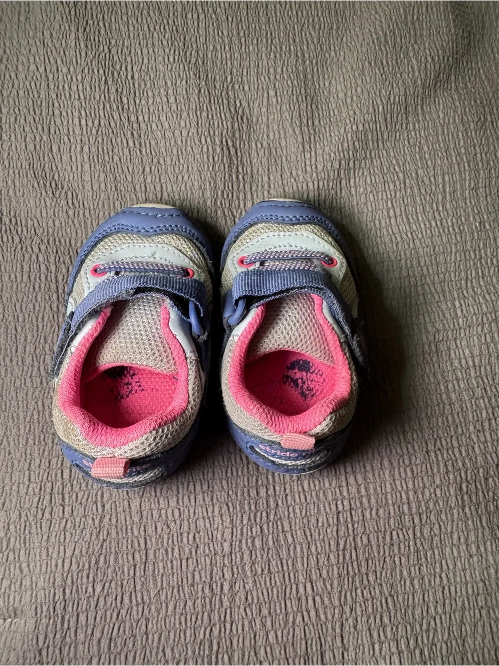 Toddler Stride Rite Sneakers in Pink and Blue